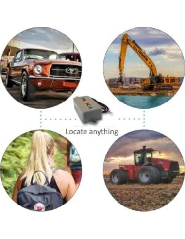GPS Tracker Trak4 12V Con Cable Duro Impermeable
