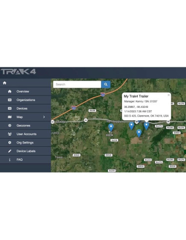 GPS Tracker Trak4 12V Con Cable Duro Impermeable