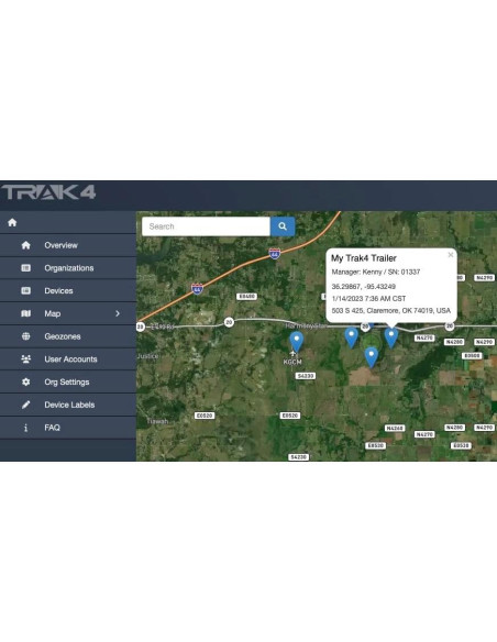 GPS Tracker Trak4 12V Con Cable Duro Impermeable