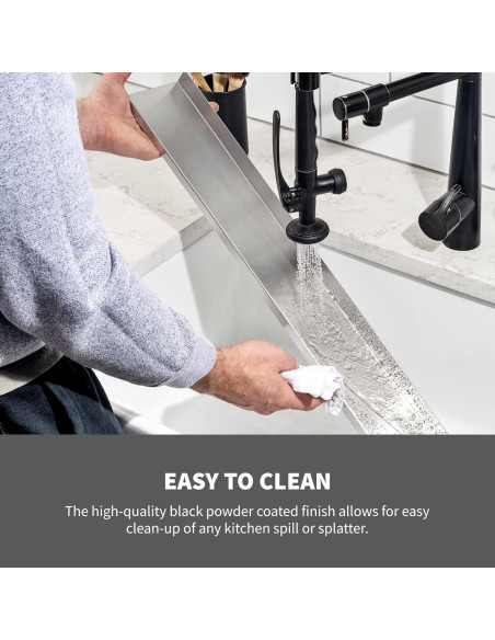 Estante Magnético para Cocina StoveShelf 76.2 cm Negro Estante Magnético para Cocina StoveShelf 76.2 cm Negro