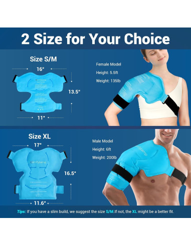 Compresa de Hielo para Hombro Comfytemp - Terapia Fría y Caliente