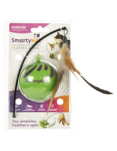 Juguete Electrónico para Gatos SmartyKat Feather Whirl - Juego de 2