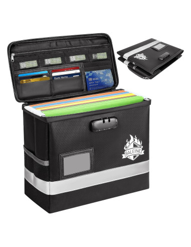 Caja de Documentos a Prueba de Fuego BALEINE 31.5x26.4x15.2cm