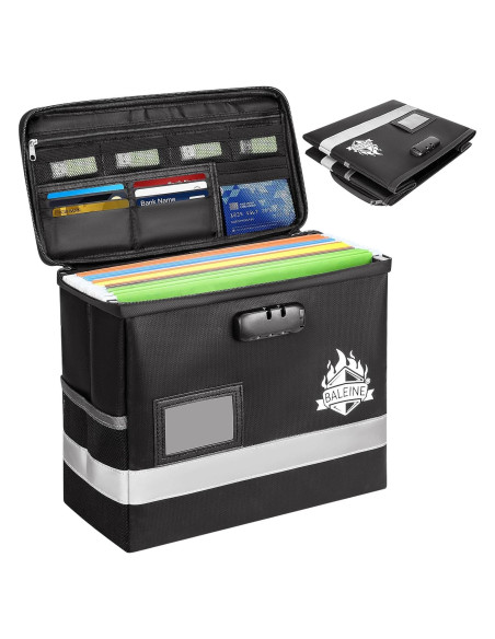 Caja de Documentos a Prueba de Fuego BALEINE 31.5x26.4x15.2cm