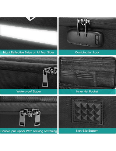 Caja de Documentos a Prueba de Fuego BALEINE 31.5x26.4x15.2cm