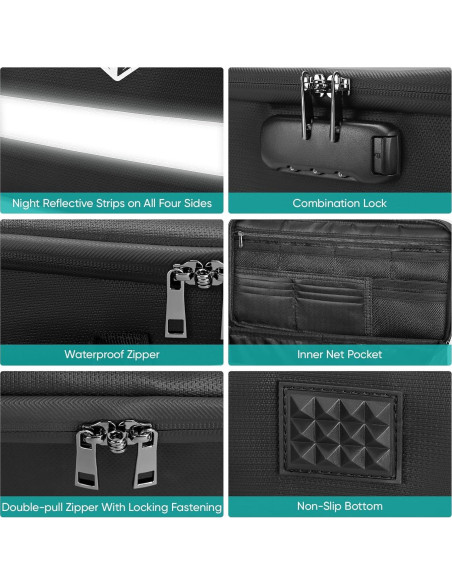 Caja de Documentos a Prueba de Fuego BALEINE 31.5x26.4x15.2cm