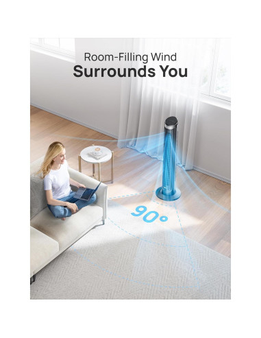 Ventilador de Torre Dreo DR-HTF008 101.6cm 5 Velocidades Oscilante