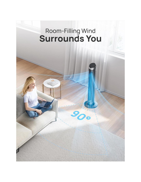 Ventilador de Torre Dreo DR-HTF008 101.6cm 5 Velocidades Oscilante