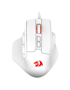 Redragon M806 Ratón Gaming RGB Ergonómico 7 Botones Blanco