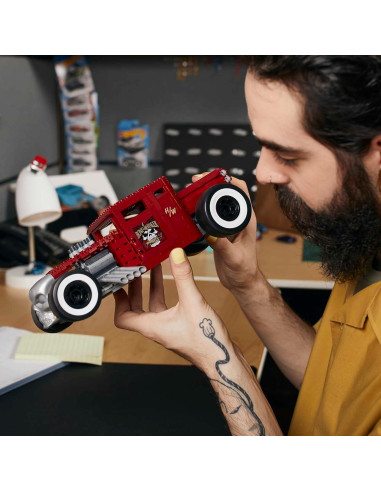 Juguete de Construcción Hot Wheels Bone Shaker 1:18 Metal