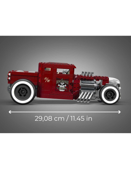 Juguete de Construcción Hot Wheels Bone Shaker 1:18 Metal