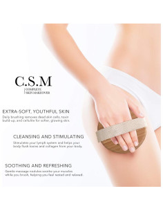 Cepillo Corporal Seco CSM - Exfoliante Natural para Piel 2