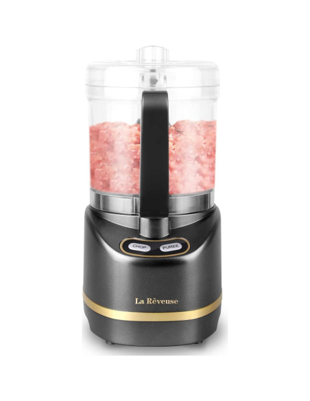 Procesador de Alimentos Mini La Reveuse 200W 2 Tazas Gris