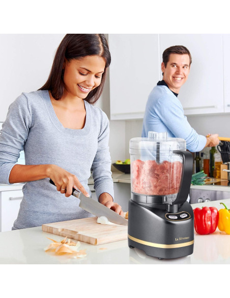 Procesador de Alimentos Mini La Reveuse 200W 2 Tazas Gris