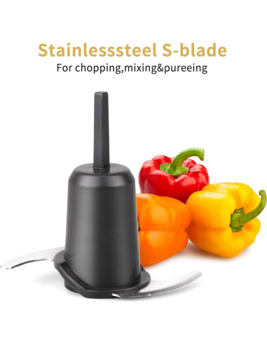 Procesador de Alimentos Mini La Reveuse 200W 2 Tazas Gris