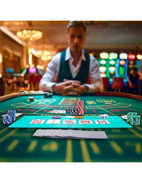 Juego de Póker GOTHINK 100 Fichas Profesionales + Cartas