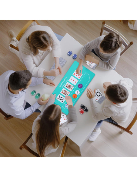 Juego de Póker GOTHINK 100 Fichas Profesionales + Cartas