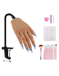 Mano de Práctica para Uñas Acrílicas TGIRL Derecha Silicona