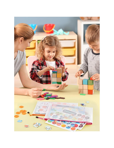 JARLINK 20 Bolsas de Malla con Cierre A4 Resistentes al Agua