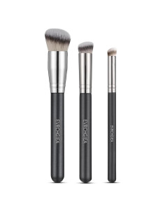Conjunto de Brochas de Maquillaje EVRCHGIEA 3PCS - Contorno y Corrector