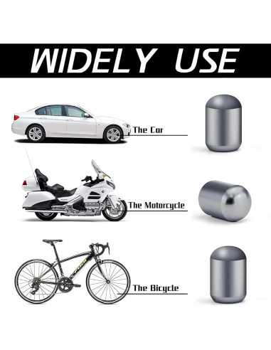 Tapones de Válvula de Neumático JUSTTOP - 12 Piezas Universal