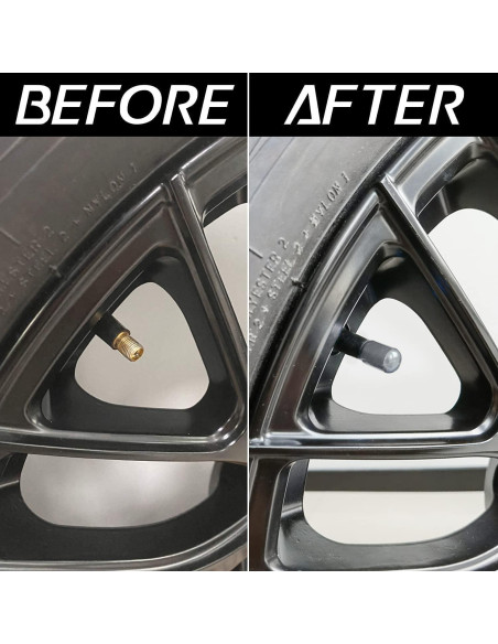 Tapones de Válvula de Neumático JUSTTOP - 12 Piezas Universal