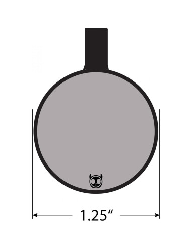 Etiqueta de Identificación Silenciosa PetANTastic Azul Redonda