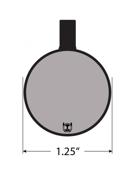 Etiqueta de Identificación Silenciosa PetANTastic Azul Redonda