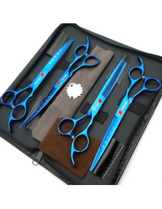 Set de Tijeras de Peluquería Profesional KINGSTAR 4 Piezas 2