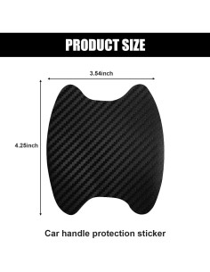 Calcomanías para Tazas de Manija de Auto 8sanlione - Negro 2