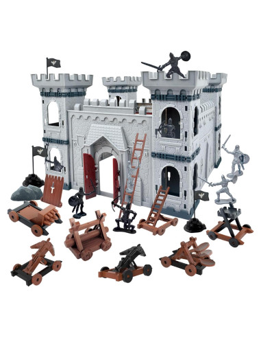 Juguete Caballero Medieval Mostop 76 Piezas Castillo 35.6x25.7cm