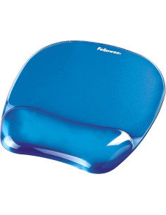 Almohadilla de Gel Fellowes Crystals 91141 Azul Ergonomica 2