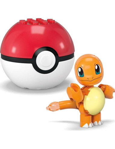 Juguetes de Construcción MEGA Pokémon Charmander y Pichu 40 Piezas