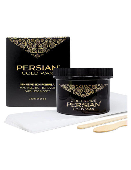 Kit Removedor de Vello Cera Fría Persa 1 Cuenta Natural