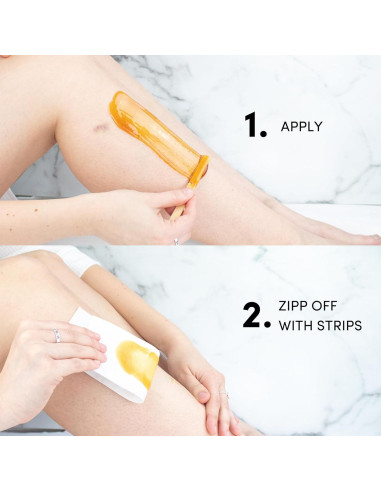 Kit Removedor de Vello Cera Fría Persa 1 Cuenta Natural