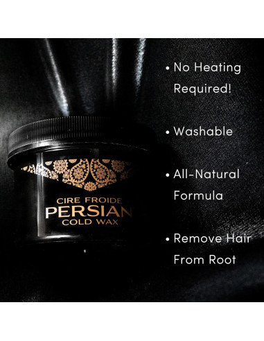 Kit Removedor de Vello Cera Fría Persa 1 Cuenta Natural
