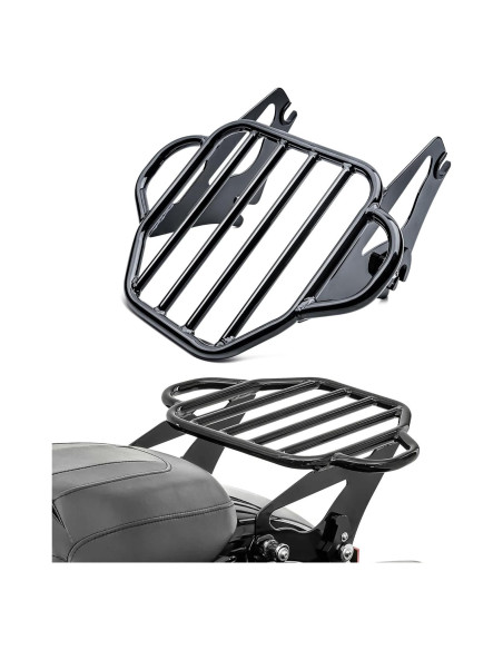 Soporte de Equipaje Desmontable MoKitDora para Harley Touring 2009+