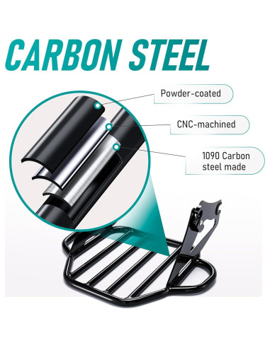 Soporte de Equipaje Desmontable MoKitDora para Harley Touring 2009+