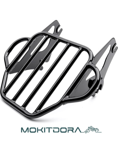 Soporte de Equipaje Desmontable MoKitDora para Harley Touring 2009+
