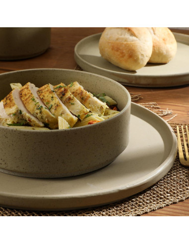 Vajilla Gibson Elite Tatum 16 Piezas Porcelana Verde