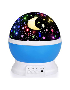 Proyector de Luz Nocturna Estelar HONGID Azul 12.7cm