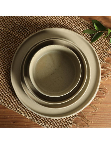 Vajilla Gibson Elite Tatum 16 Piezas Porcelana Verde