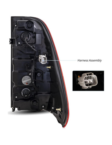 Luces Traseras VLAND para Toyota Hilux 2015-2022 LED Rojo