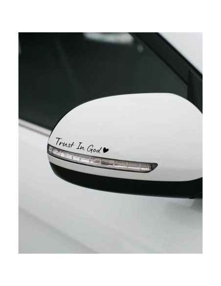 Calcomanías para Espejo Retrovisor SCUARI 4 Piezas Negro