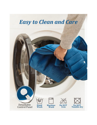 Almohadilla Térmica HOERMIGON 55.88x93.98cm 6 Calores Azul