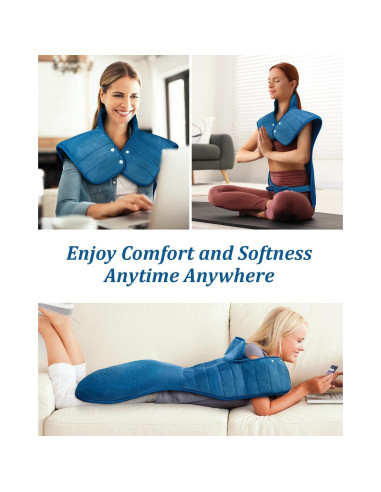 Almohadilla Térmica HOERMIGON 55.88x93.98cm 6 Calores Azul