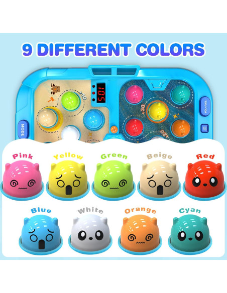 Juguete Educativo HopeRock para Niños 3-6 Años con 2 Martillos