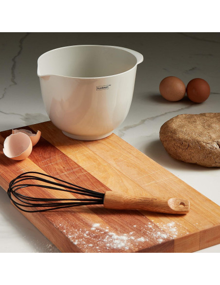 Batidor de Silicona 25.4 cm HusMait con Mango de Madera