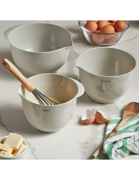 Batidor de Silicona 25.4 cm HusMait con Mango de Madera