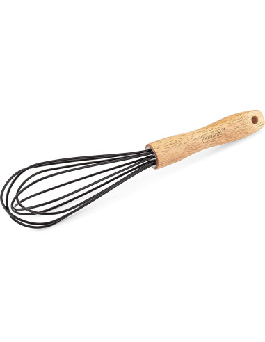 Batidor de Silicona 25.4 cm HusMait con Mango de Madera